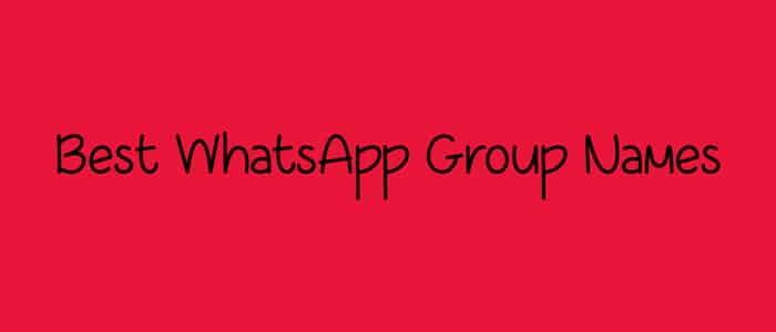 Students Cool Whatsapp Group Names For Friends